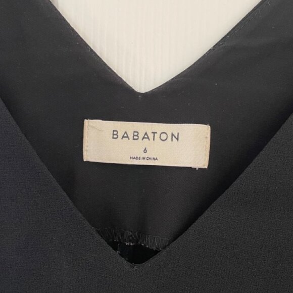 Babaton Aritzia Black Dress Size 6 - Picture 2 of 3